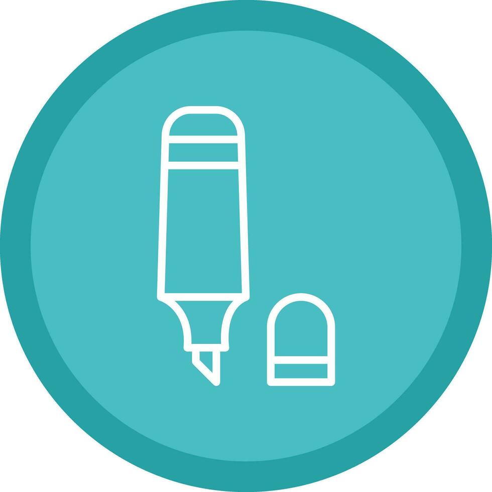Highlighter Vector Icon Design