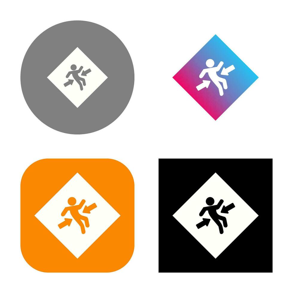 Crush Zone Vector Icon