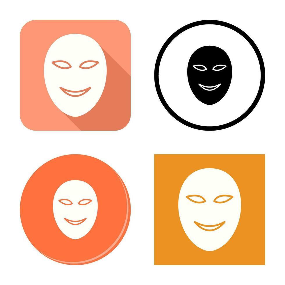 Ancient Face Mask Vector Icon