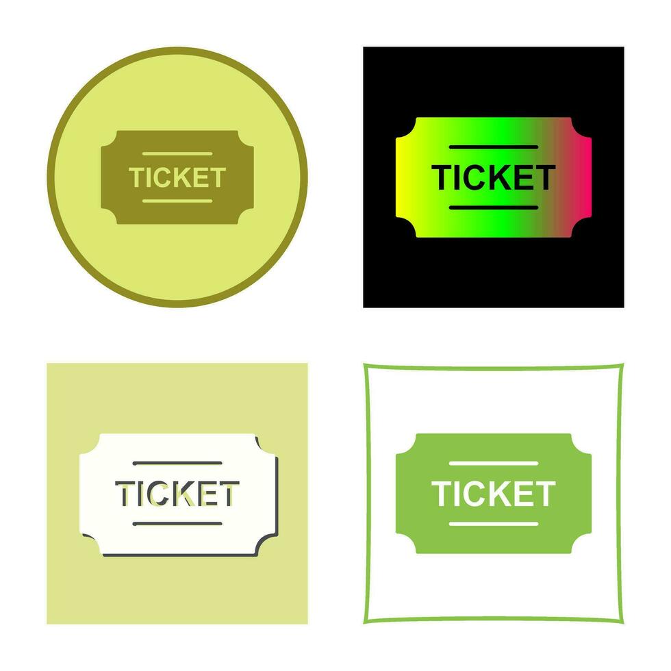 Tickets Vector Icon