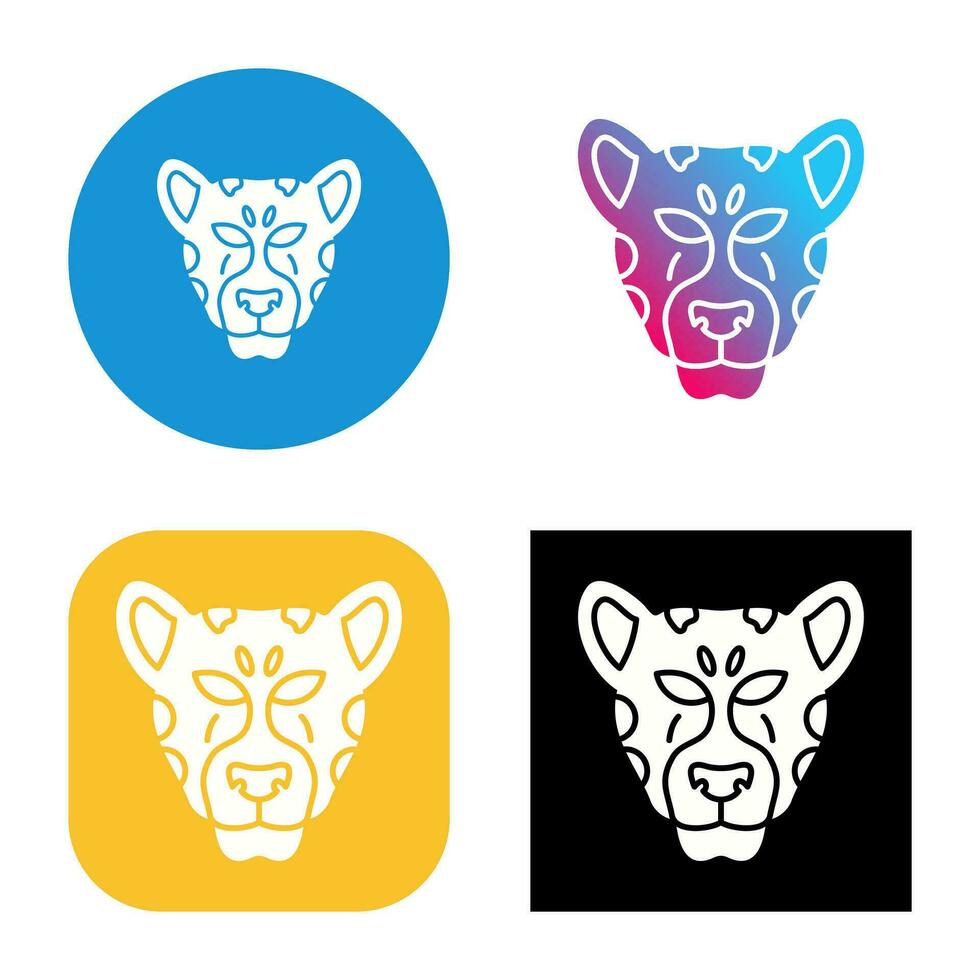 leopard Vector Icon