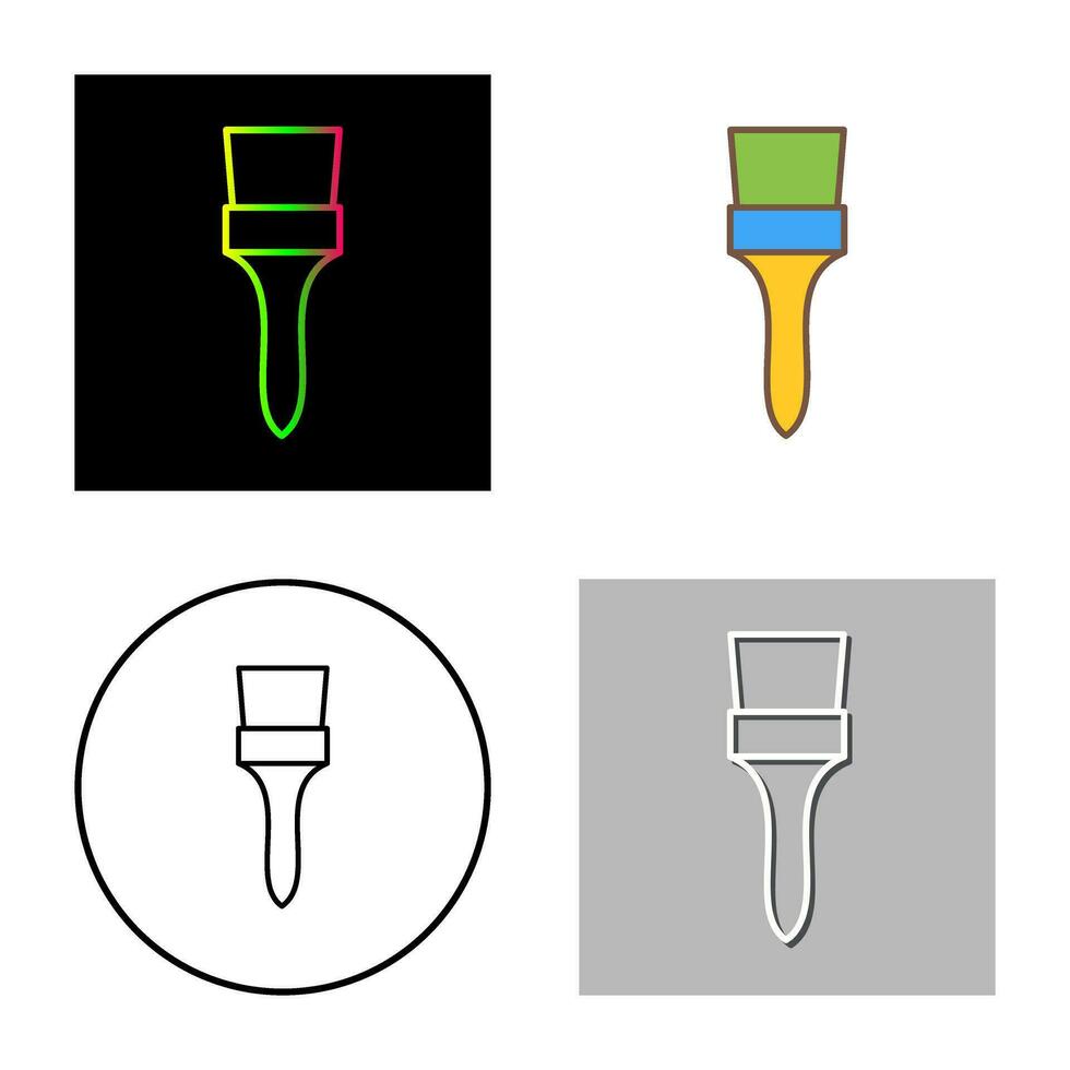 Unique Brush Vector Icon