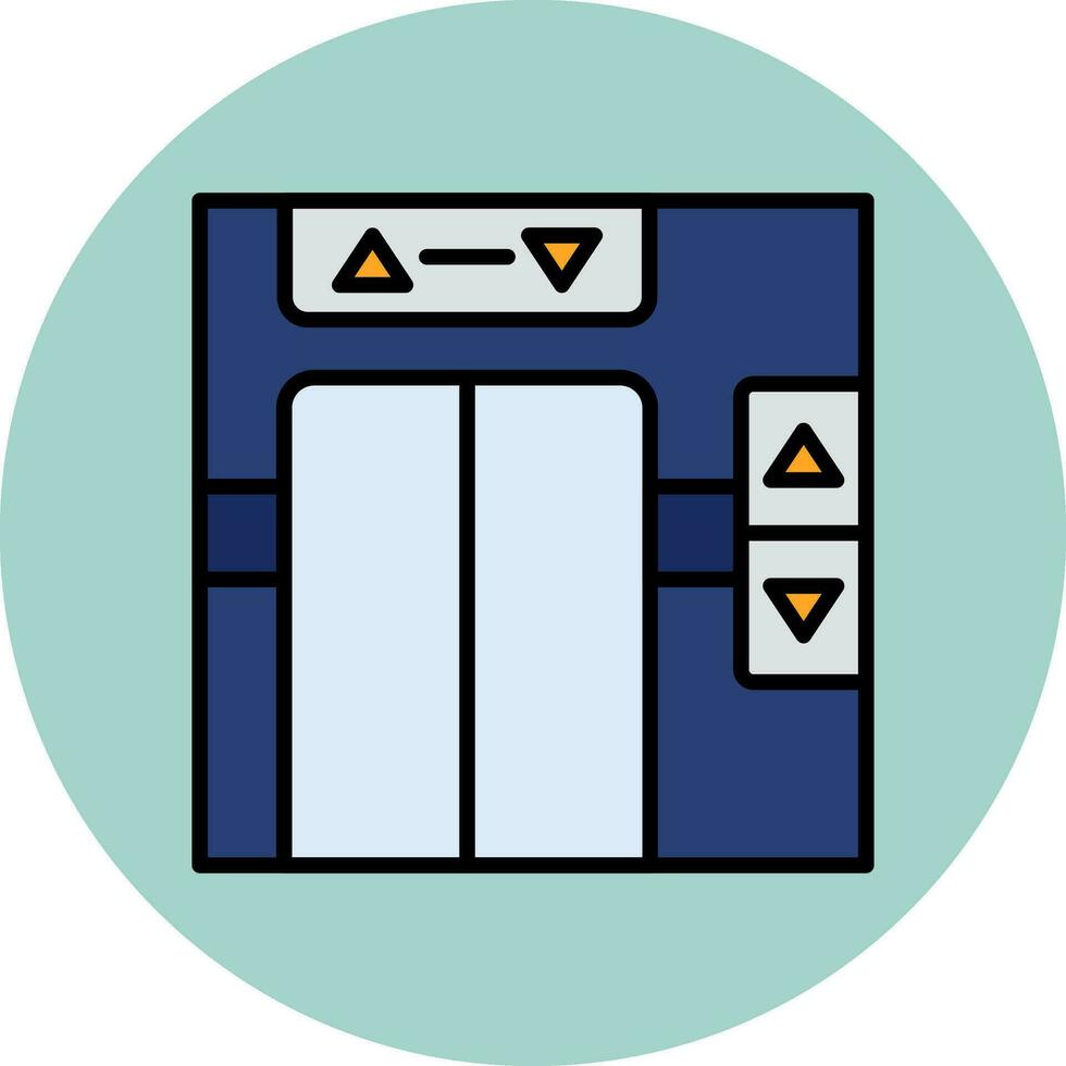 icono de vector de ascensor