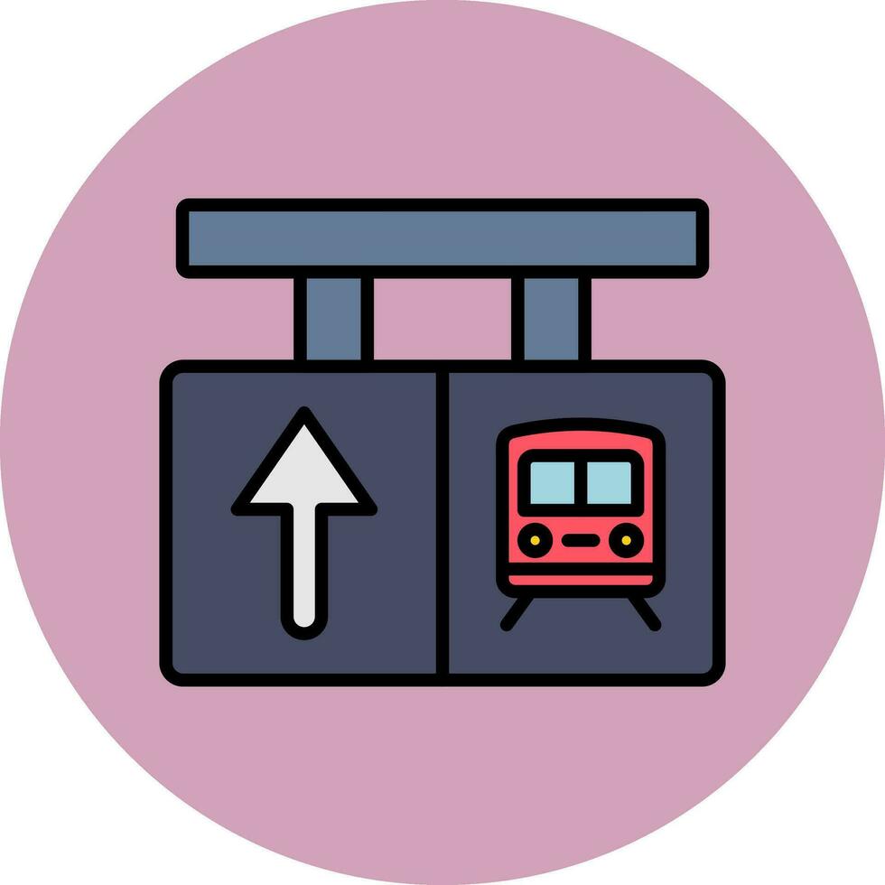 Departure Vector Icon