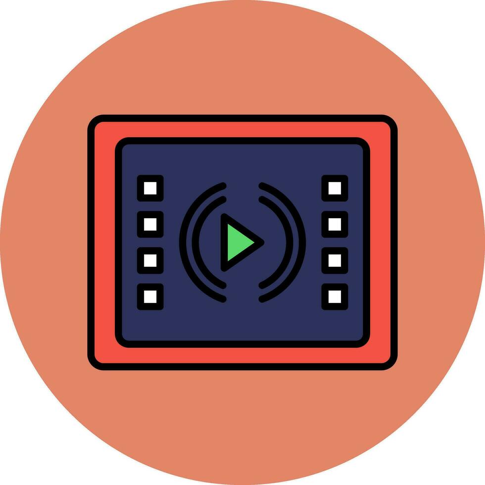 Streaming Vector Icon