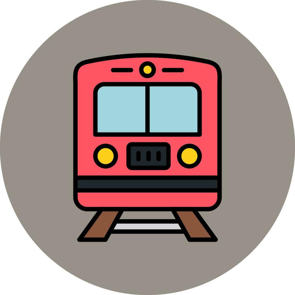 icono de vector de tren