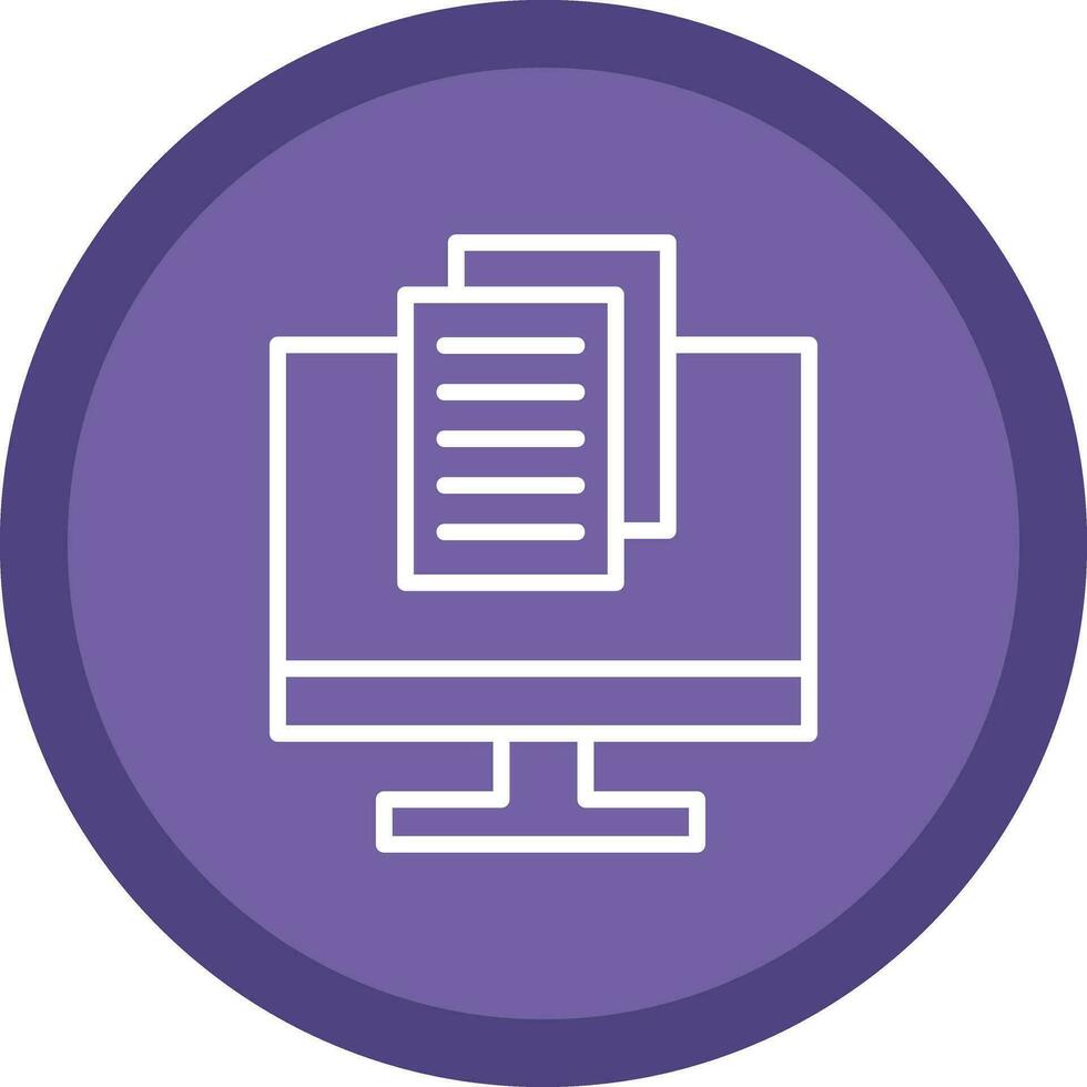 Desktop Vector Icon Design