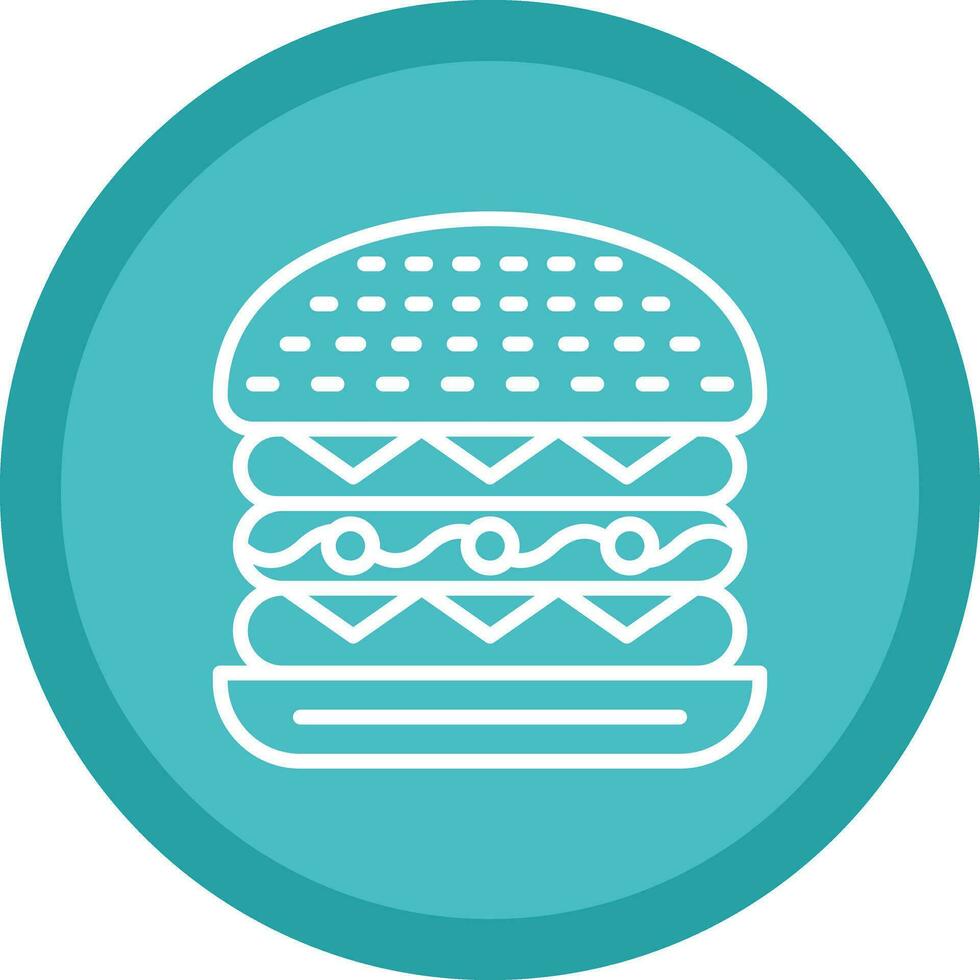 Cesar Burger Vector Icon Design