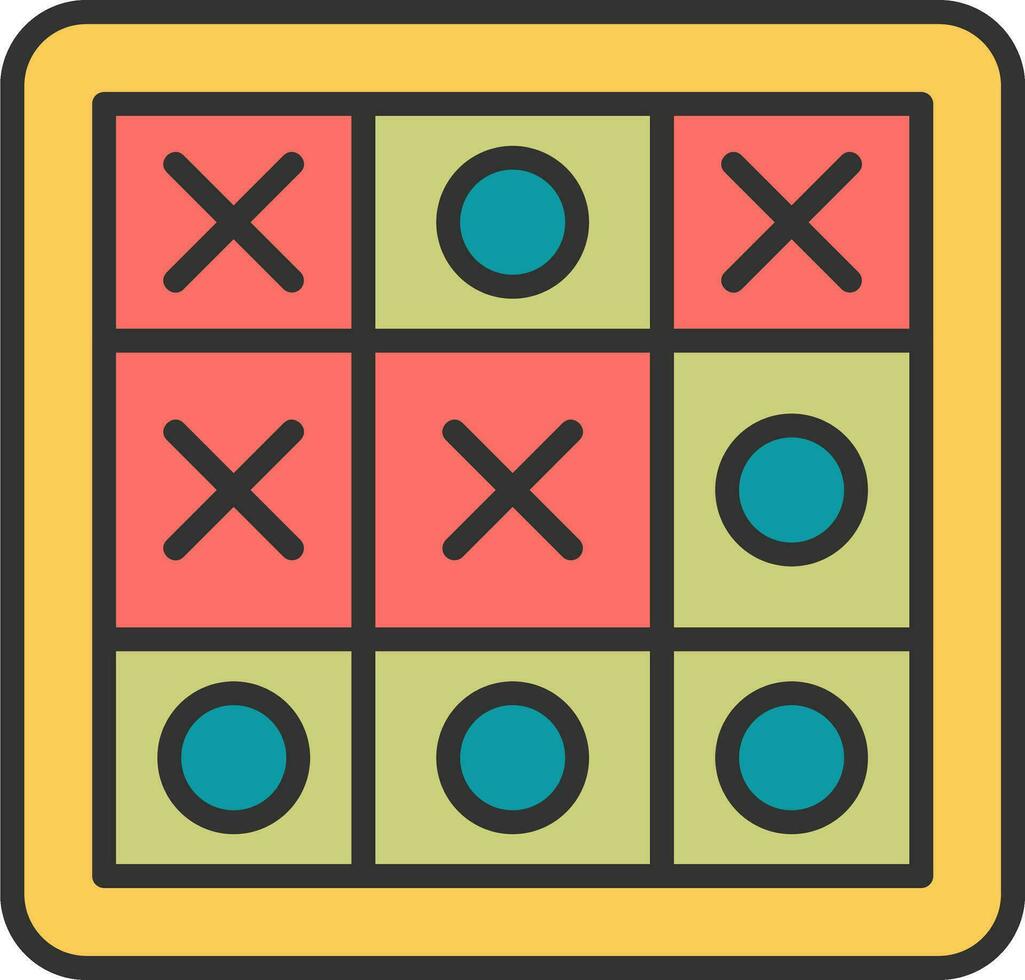 Tic Tac Toe Vector Icon