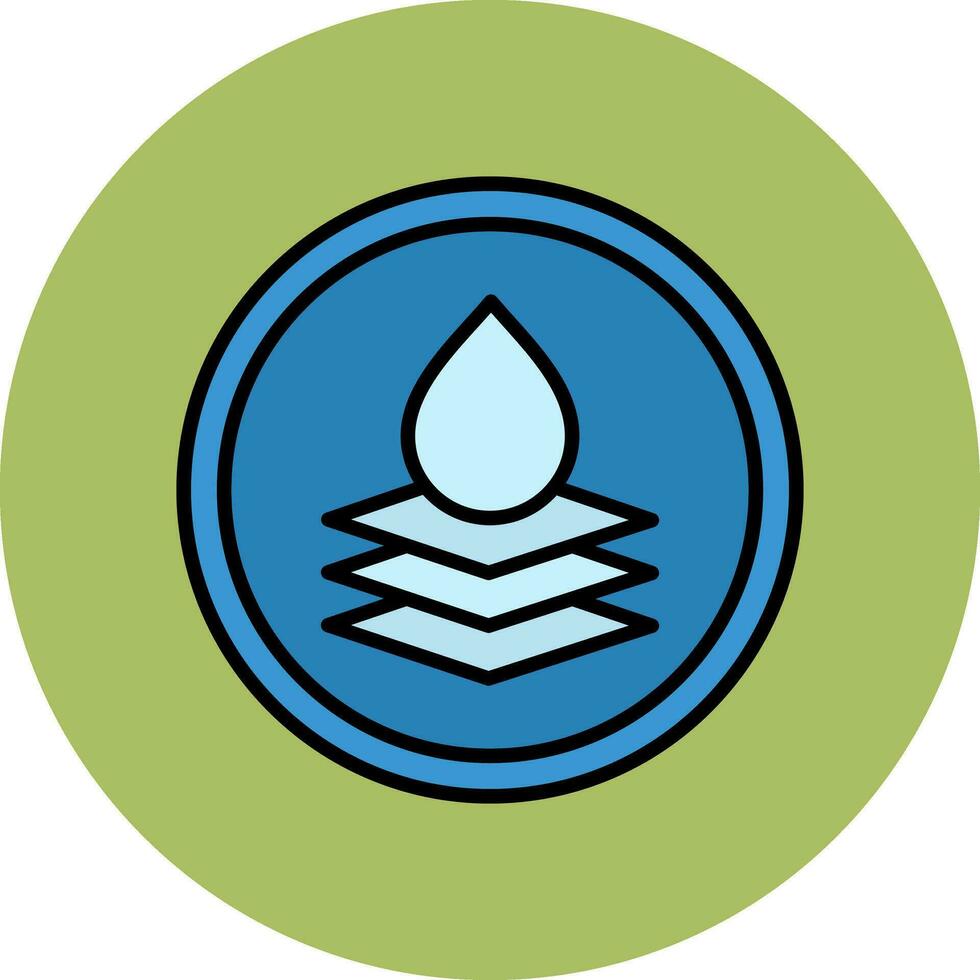 Water Resistant Vector Icon