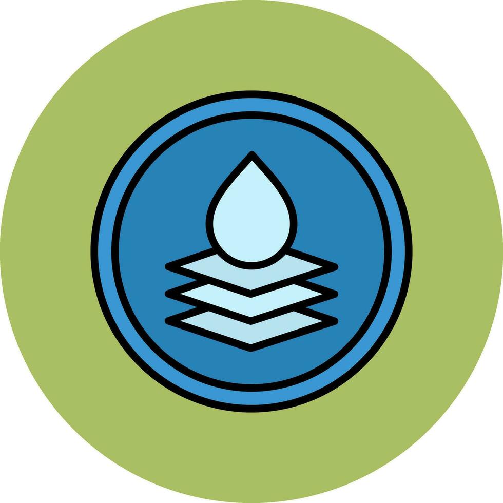 Water Resistant Vector Icon