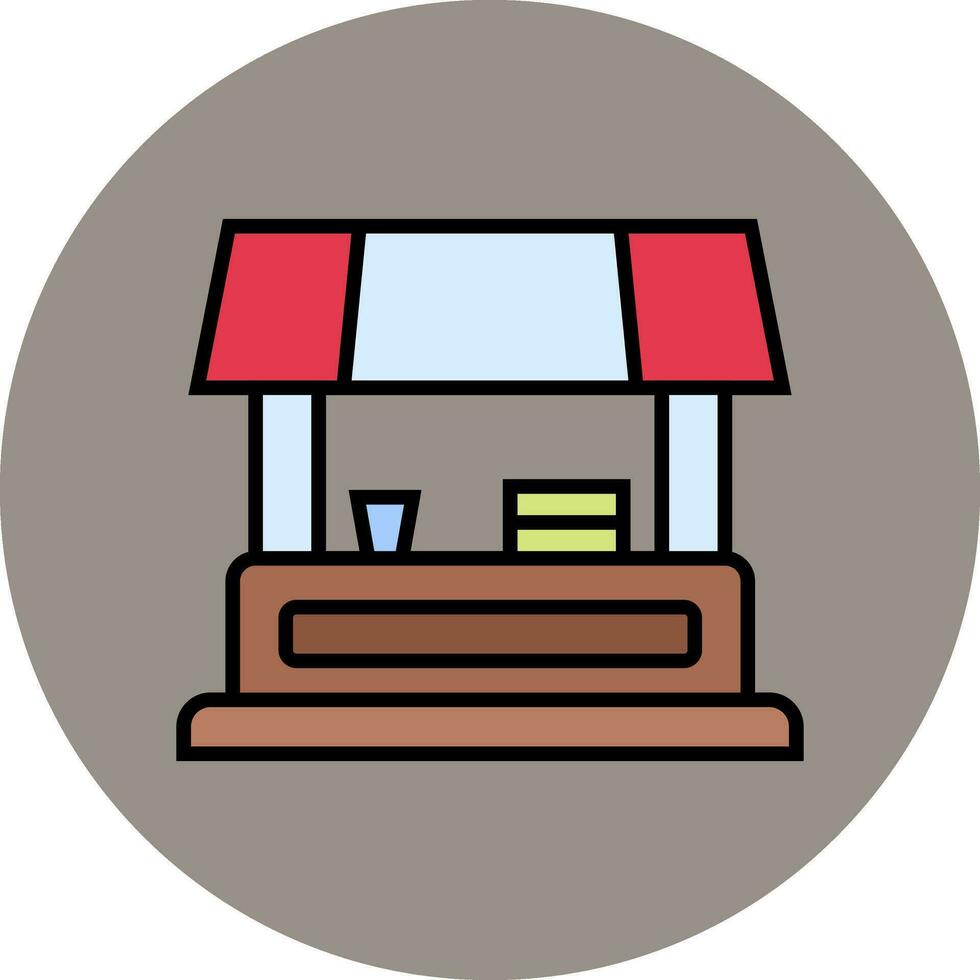 Food Stall Vector Icon