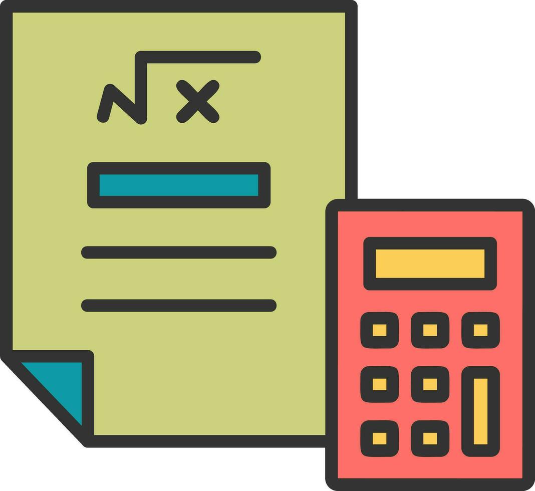 icono de vector de matemáticas