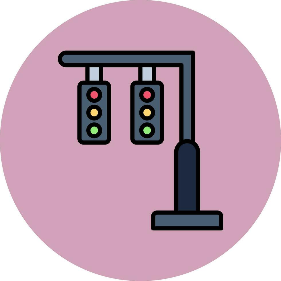 Traffic Lights Vector Icon