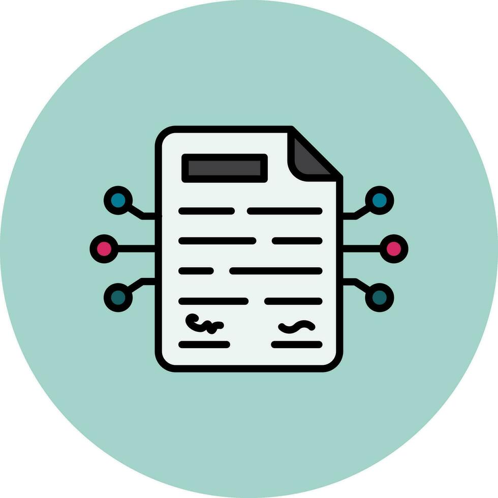 Smart Contracts Vector Icon
