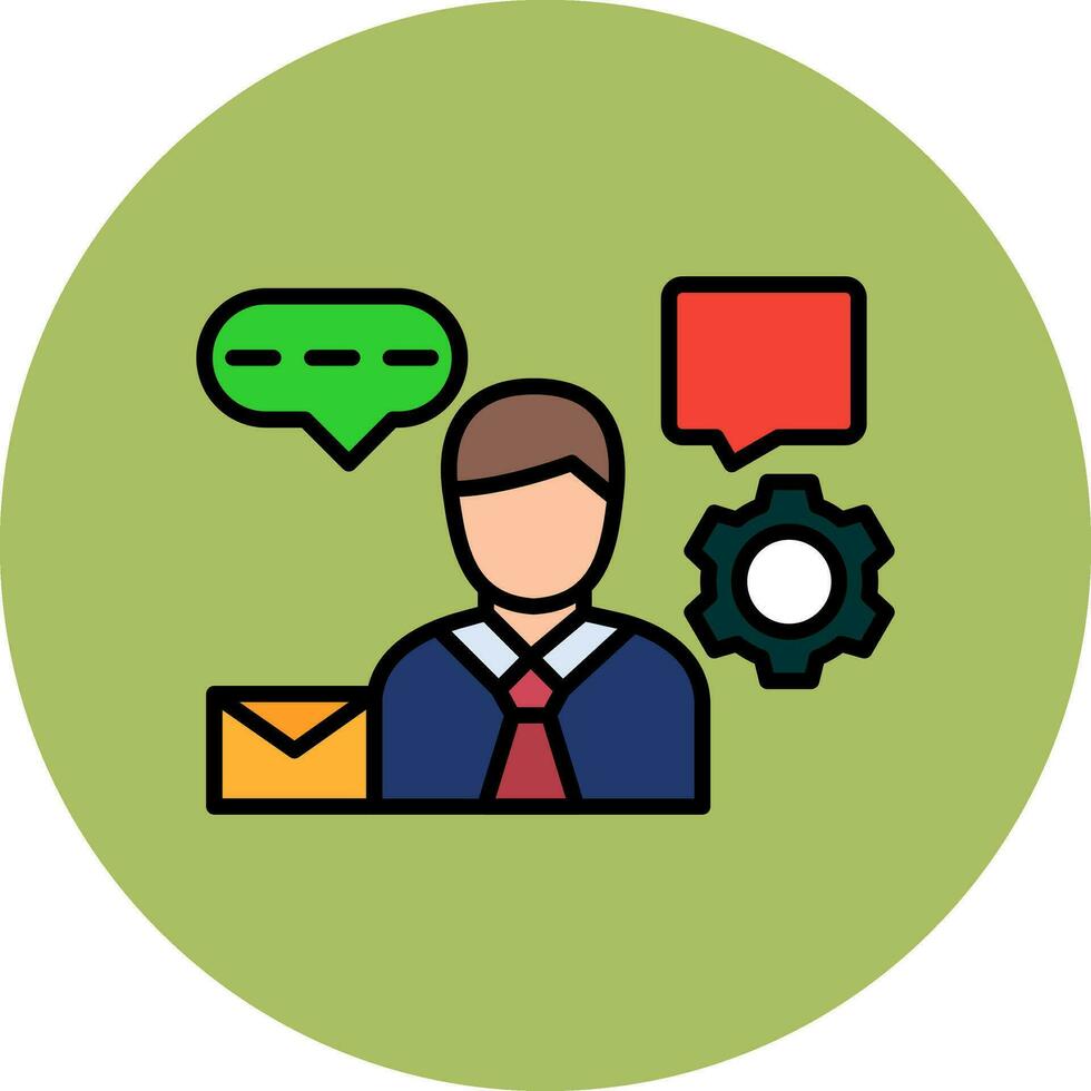 Client Support Vector Icon