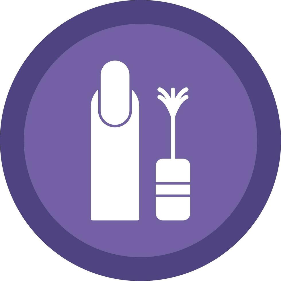 Nail Polish Vector Icon Design