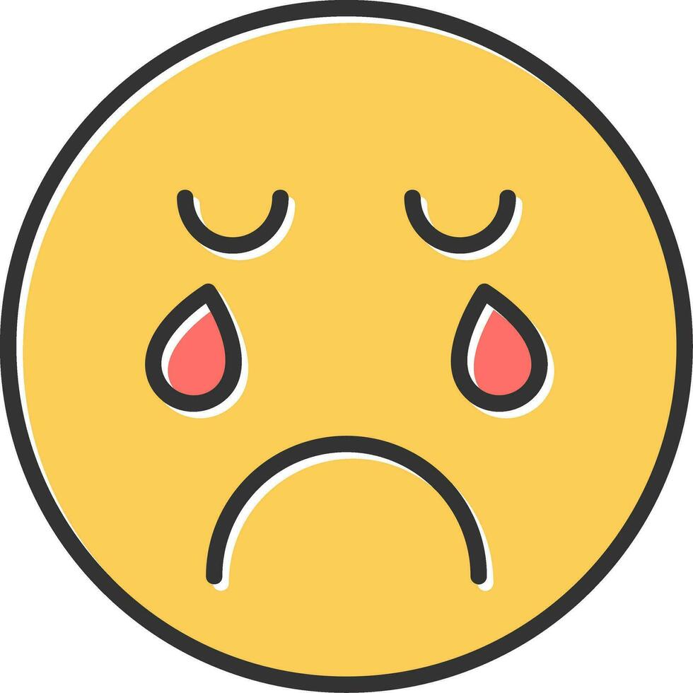 Crying Vector Icon