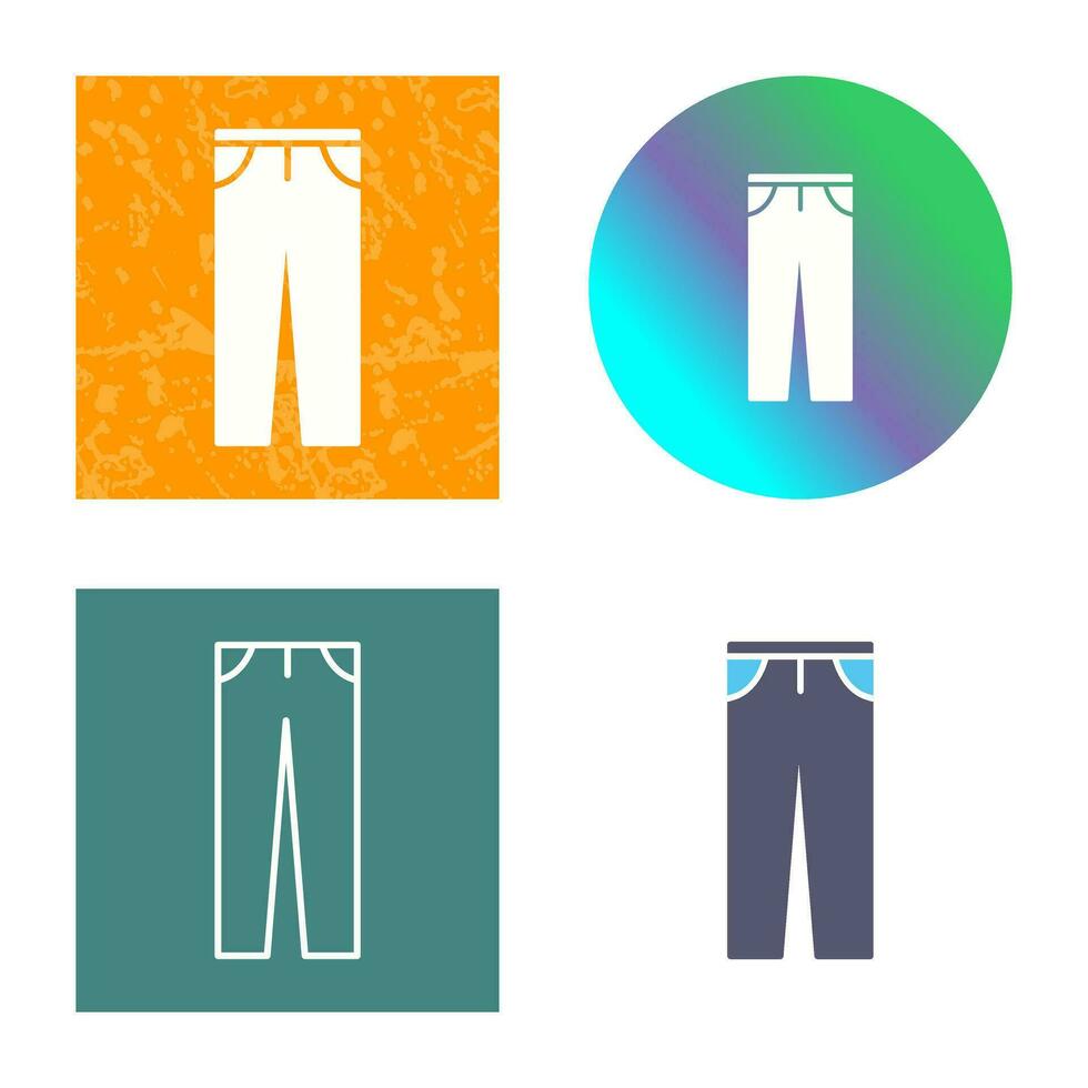 icono de vector de pantalones