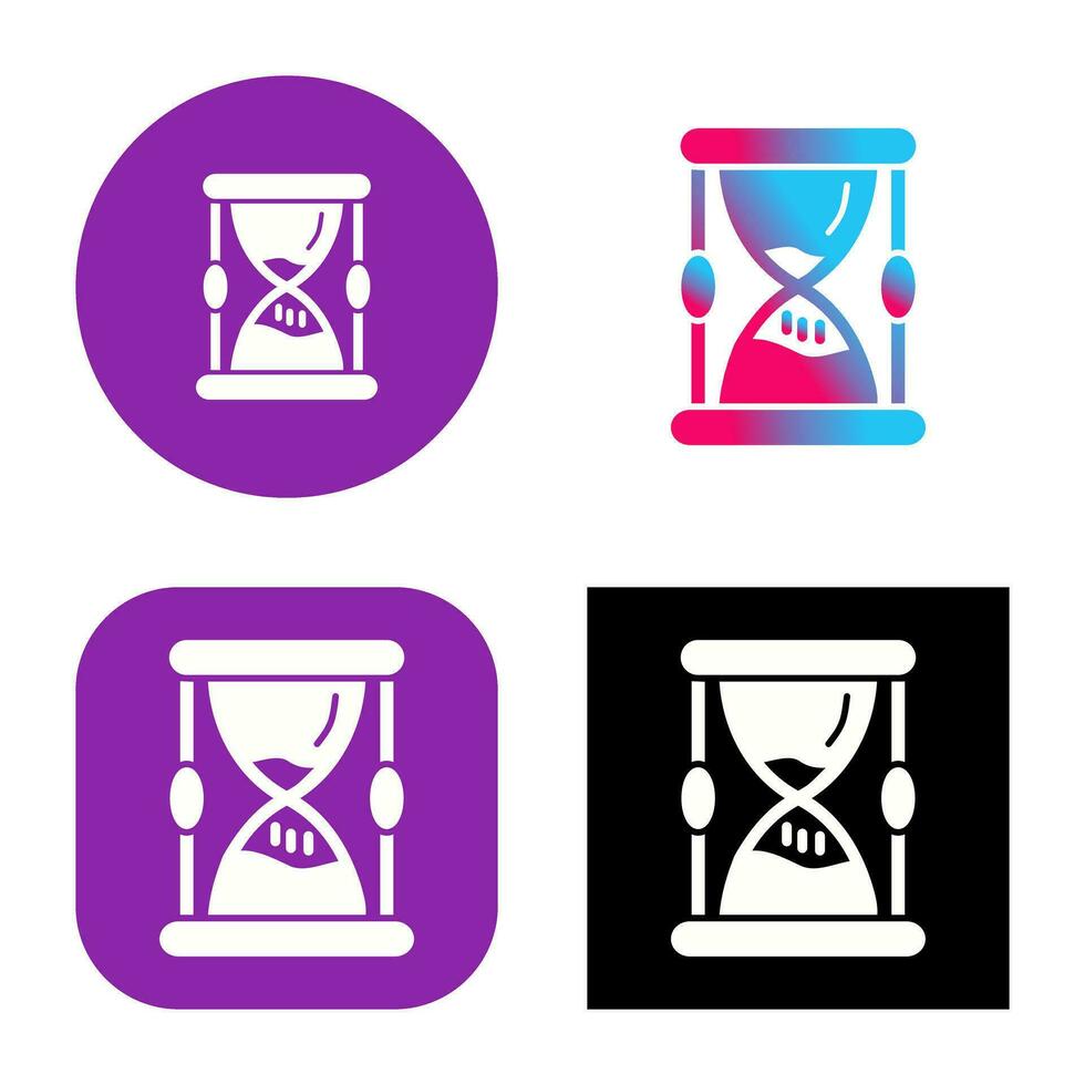 icono de vector de reloj de arena