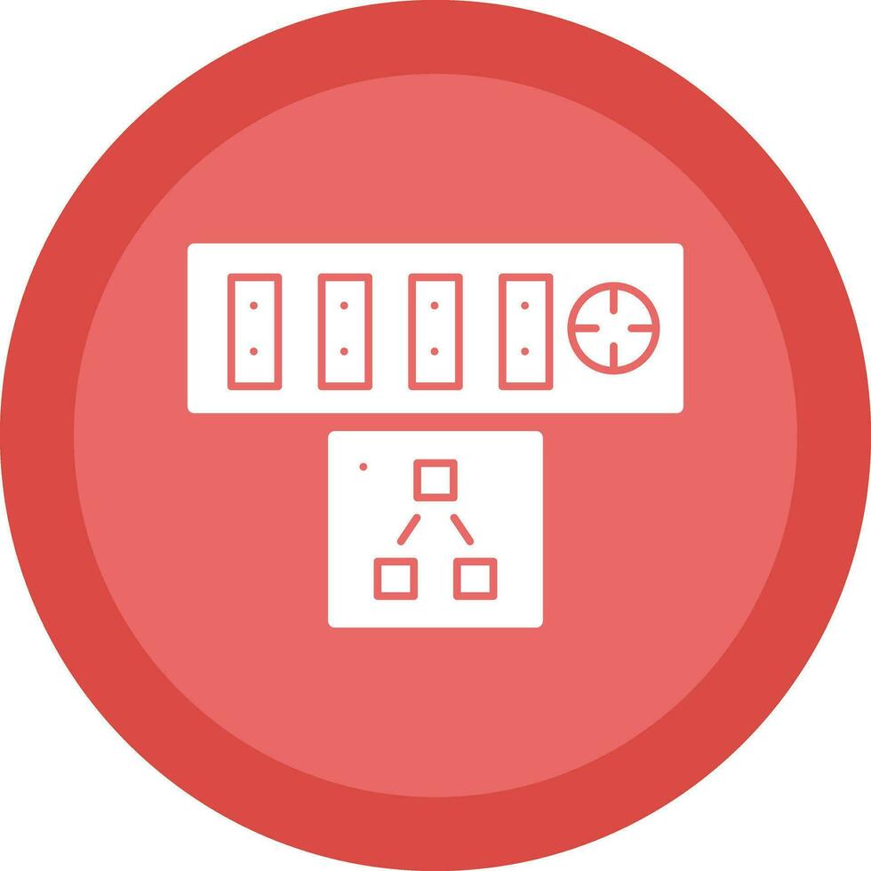 Wall socket Vector Icon Design