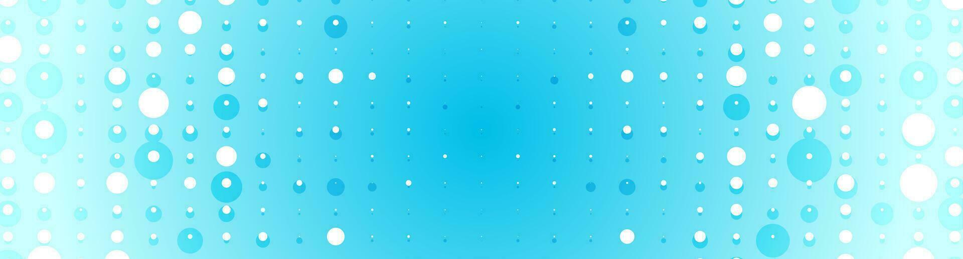 Blue white shiny dots abstract background vector
