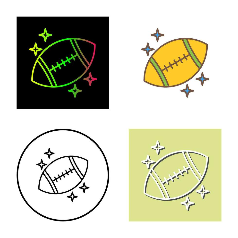Rugby Vector Icon