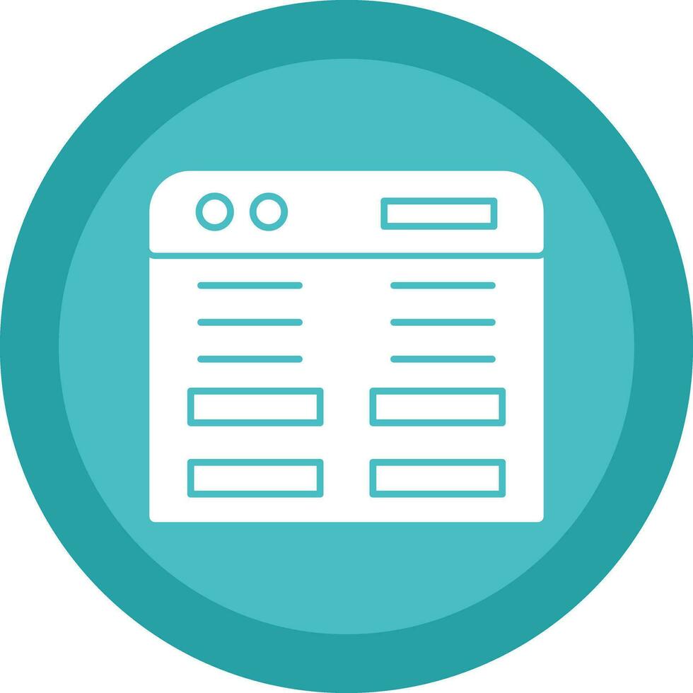 Website Vector Icon Design