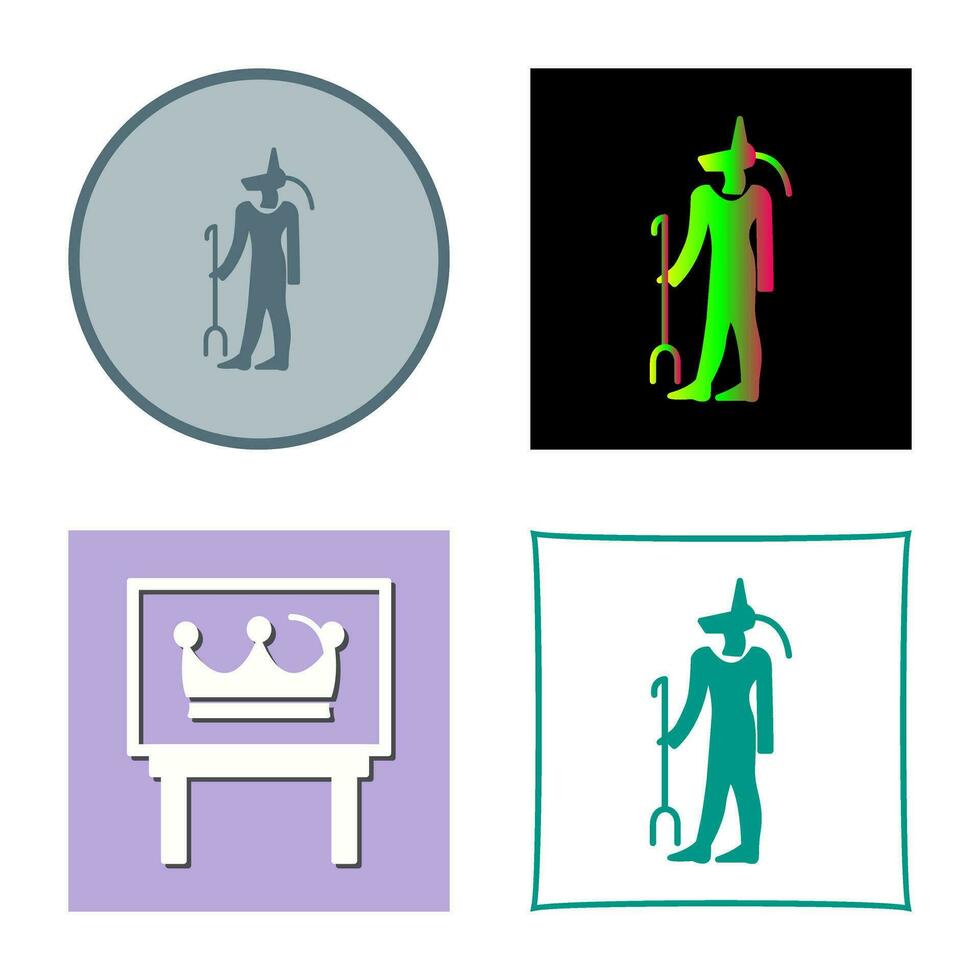 Egyptian god Vector Icon
