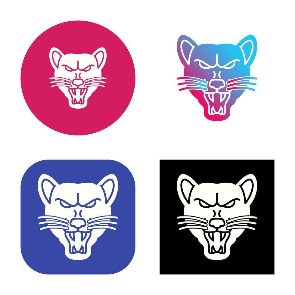 icono de vector de lobo