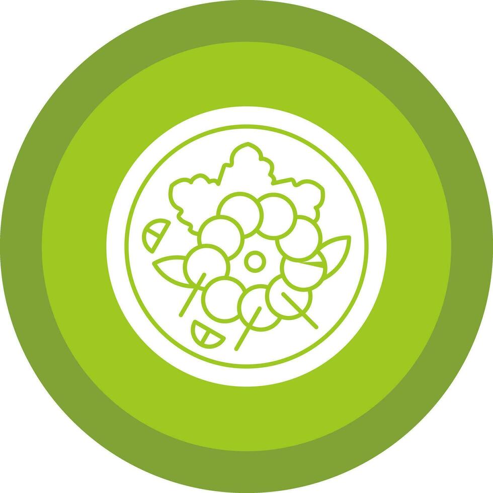 Quinoa Salad Vector Icon Design