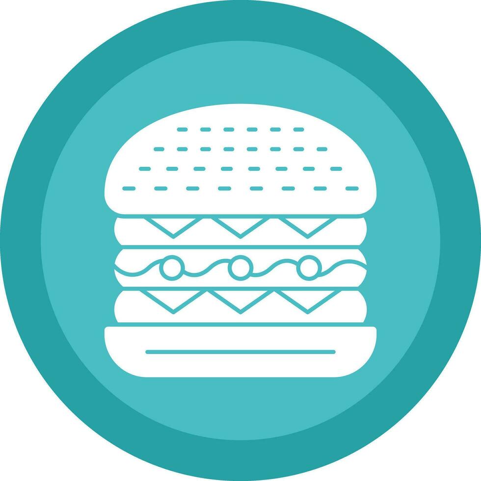 Cesar Burger Vector Icon Design