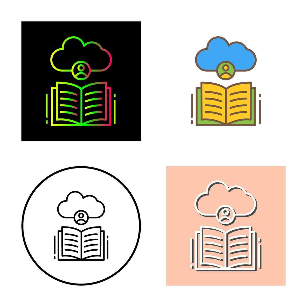 icono de vector de libro