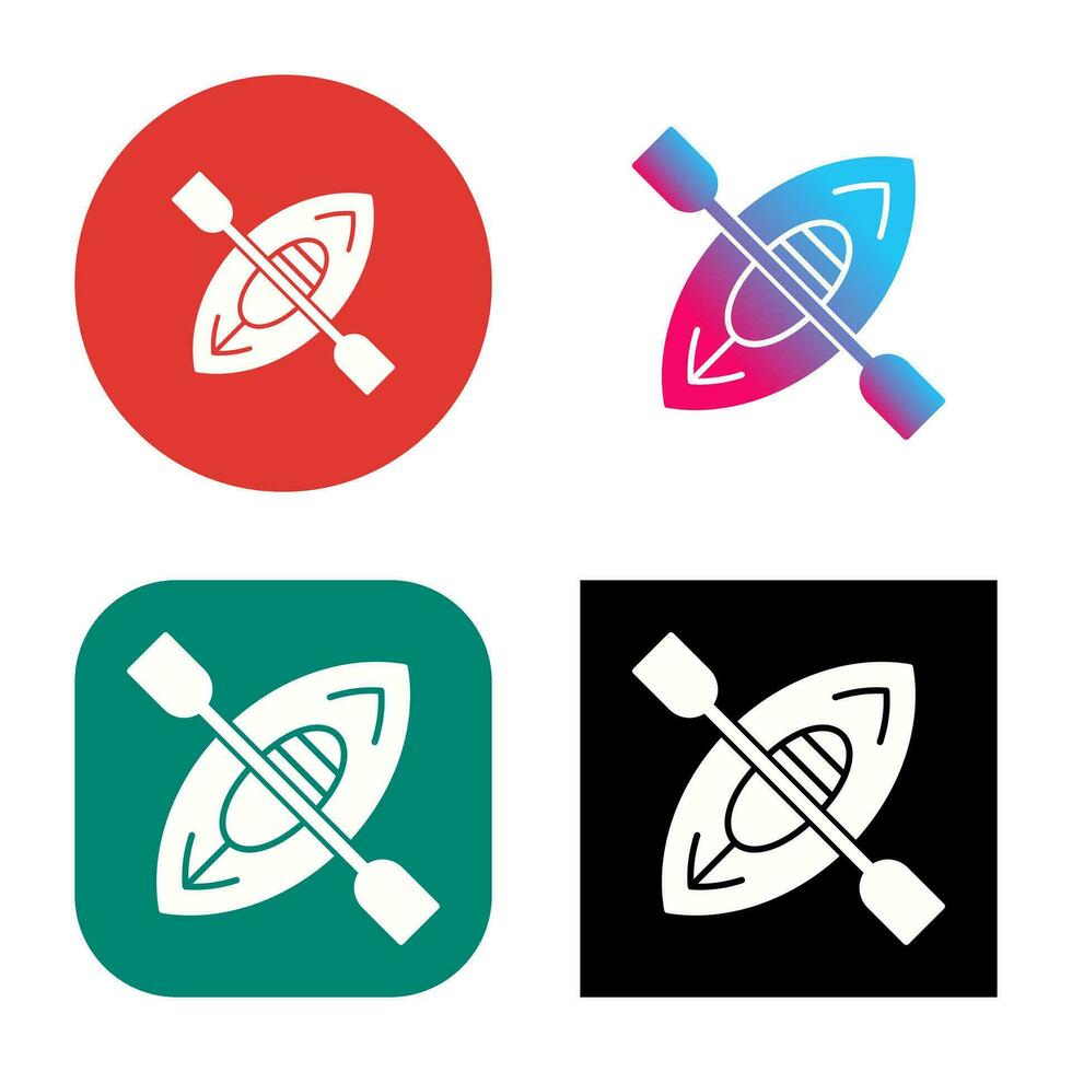 Kayak Vector Icon