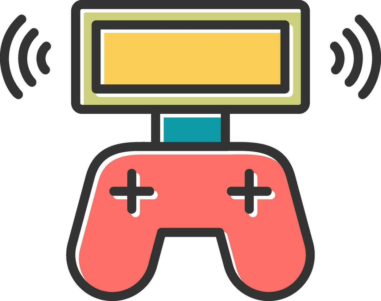 icono de vector de gamepad