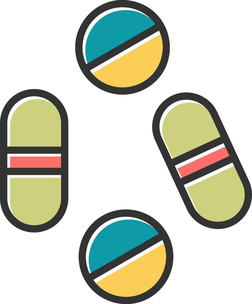 Pills Vector Icon