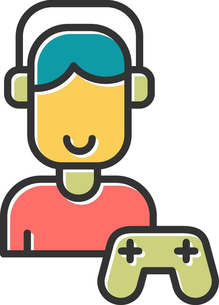 Gamer Vector Icon