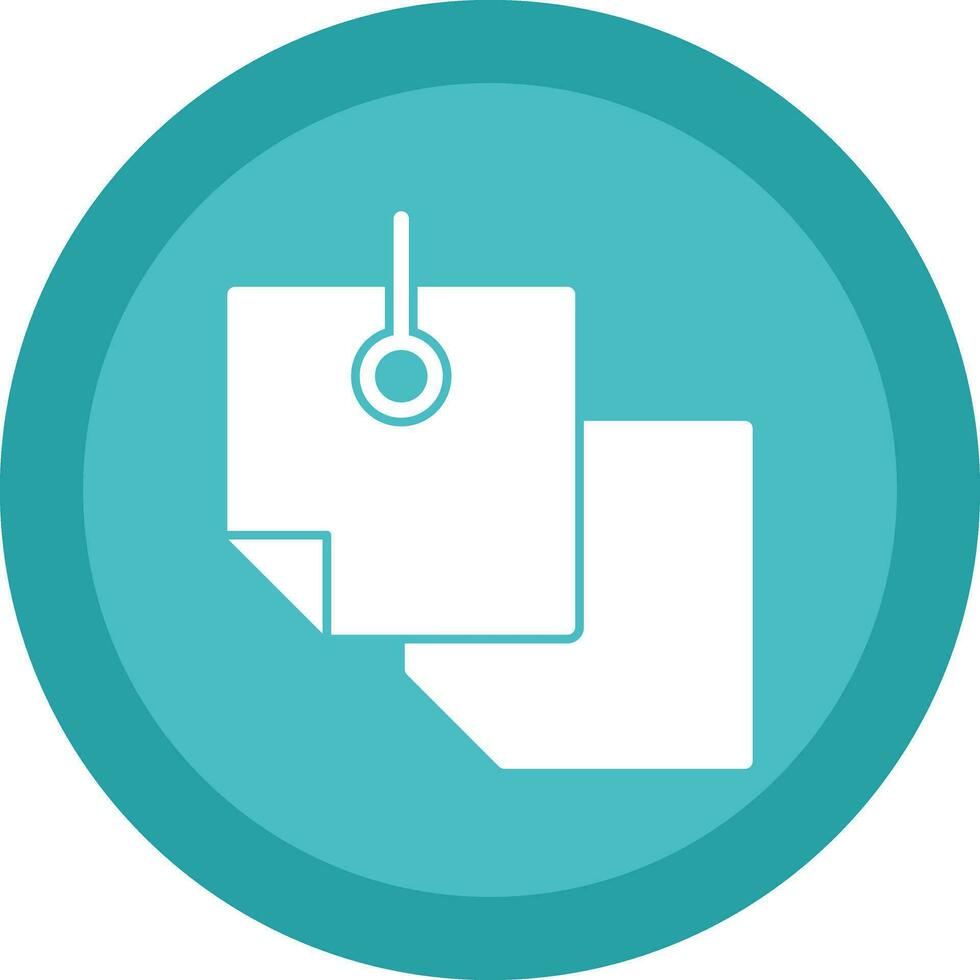 Sticky Notes Vector Icon Design