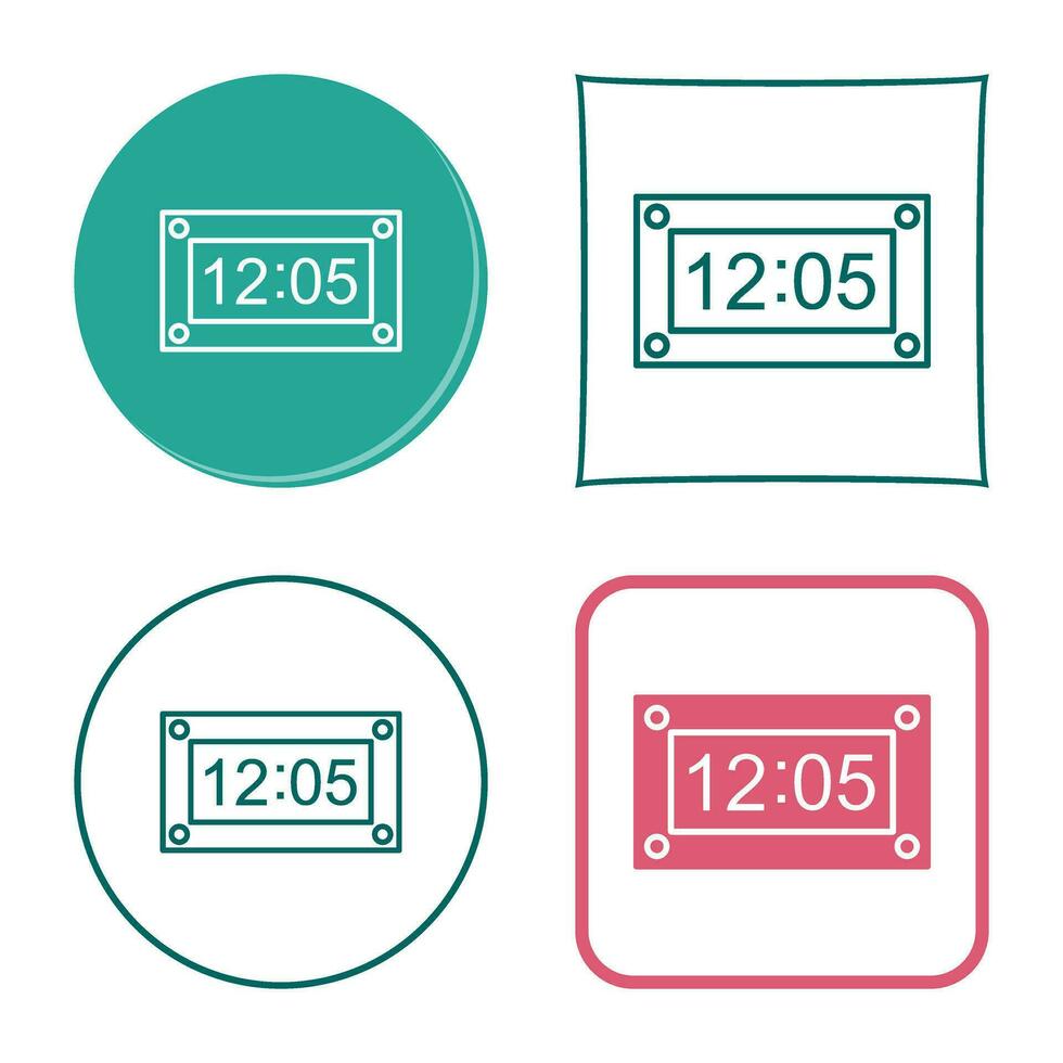 Unique Timer Vector Icon