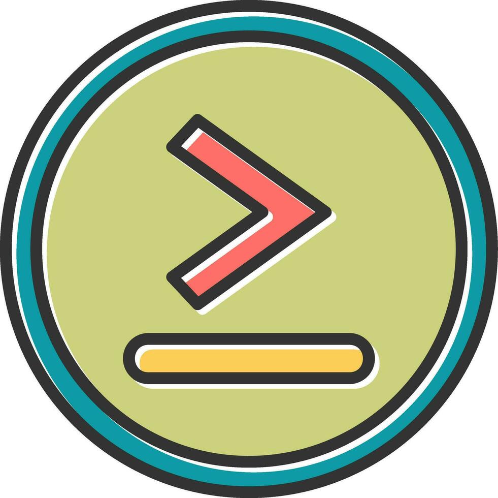 Is Greater Than Or Equal To Vector Icon