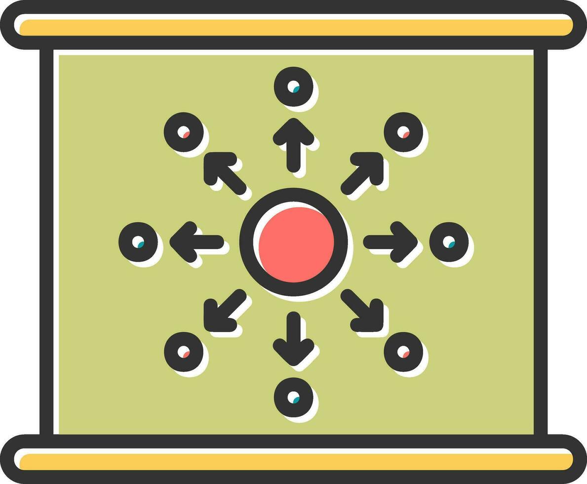 Diffusion Vector Icon