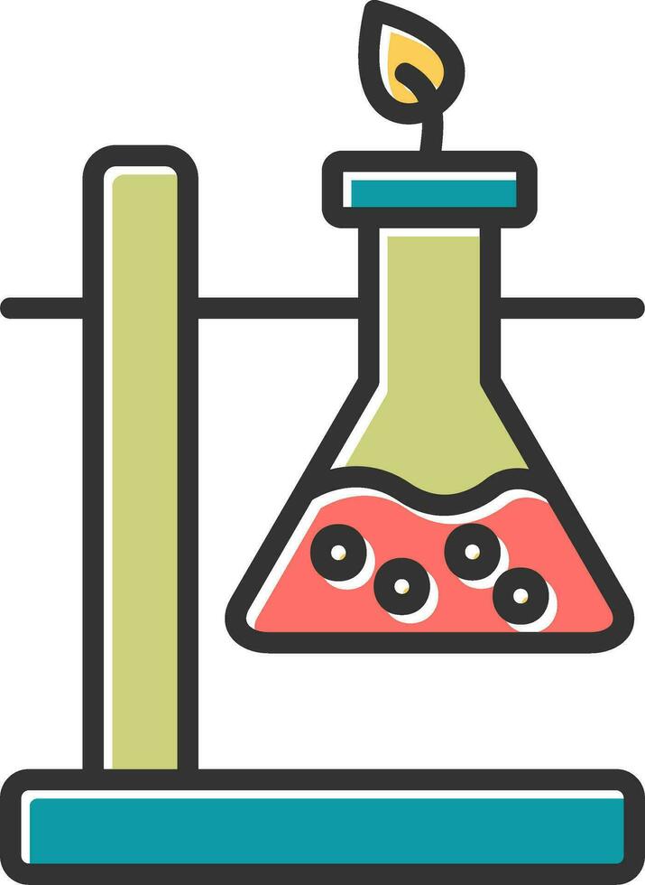 Chemical Reaction Vector Icon