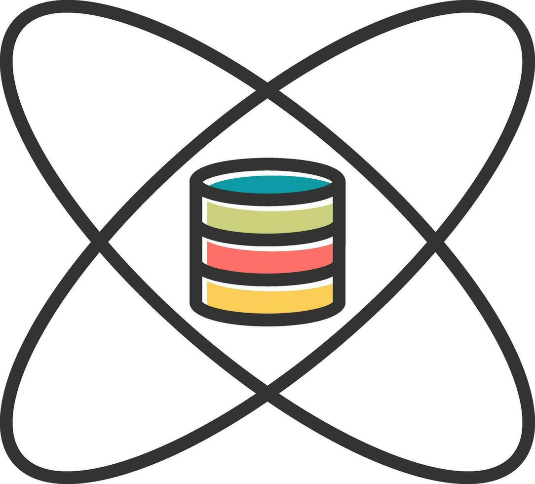 icono de vector de ciencia de datos