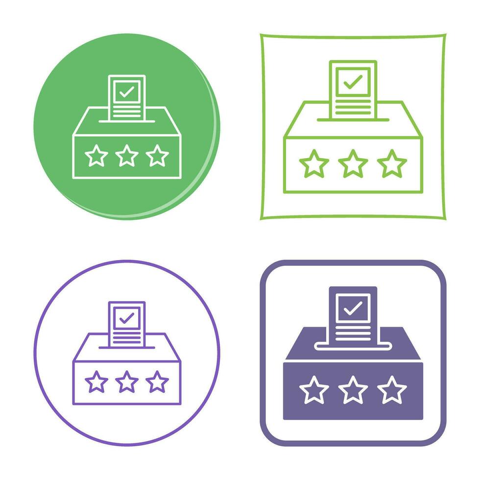 Ballot Vector Icon