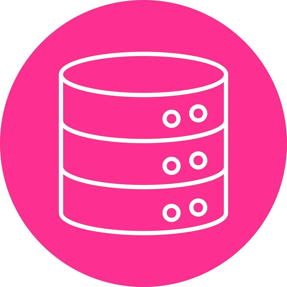 icono de vector de base de datos