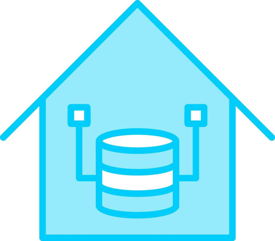 Data Warehouse Vector Icon