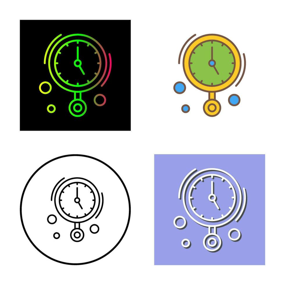 Wall Clock Vector Icon