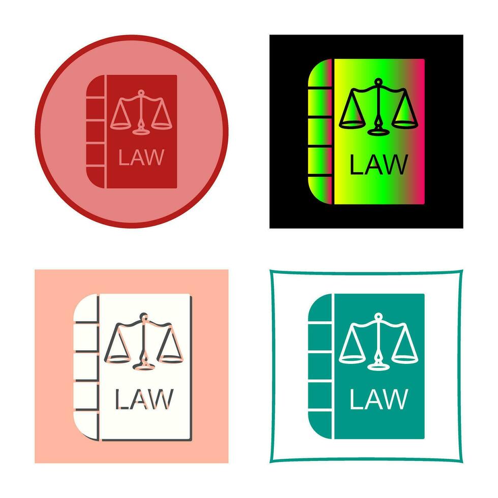 Law and Order Vector Icon