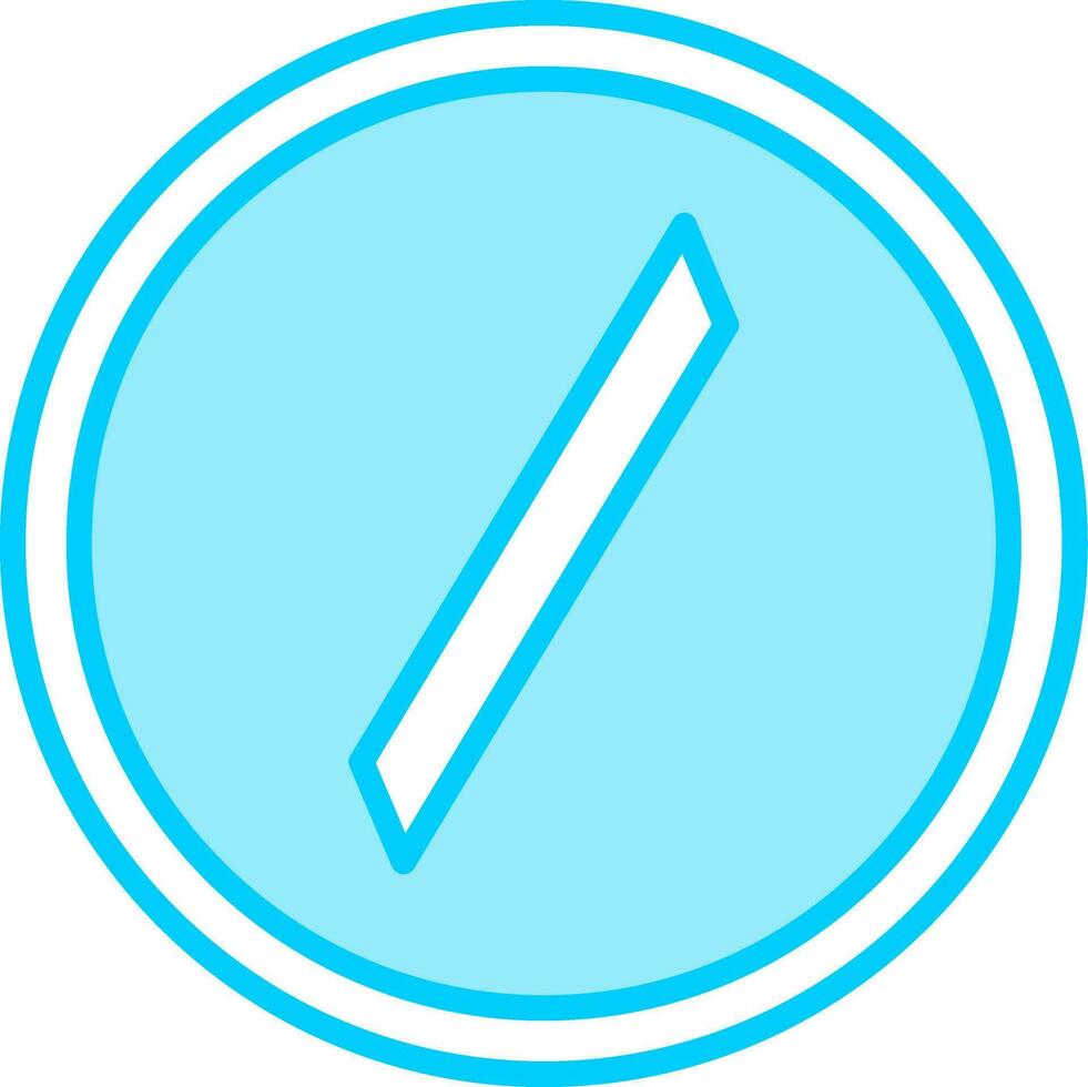 Slash Vector Icon
