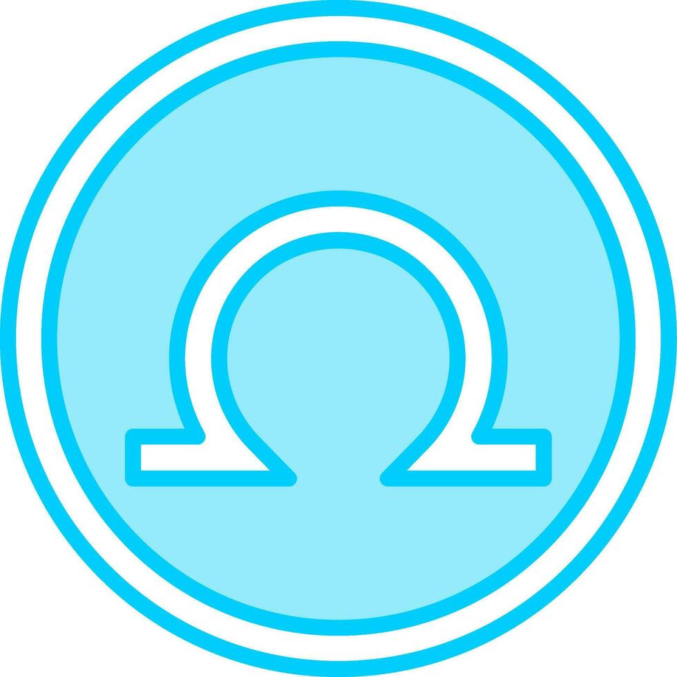 Omega Vector Icon